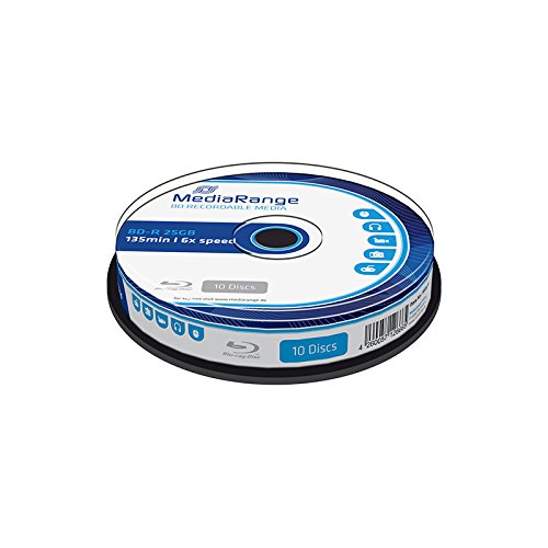 MediaRange BD-R 25GB 6X, 10-Pack, MR499