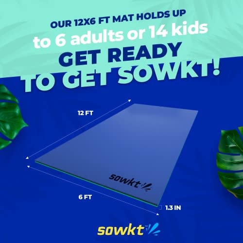 Sowkt 658746 Lily Pad Floating Mat (12 X 6 Ft) - Made In Usa Large Floating Water Mat thumb #3