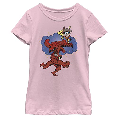 T-shirt Fairly OddParents fille Nickelodeon coton manches courtes rose