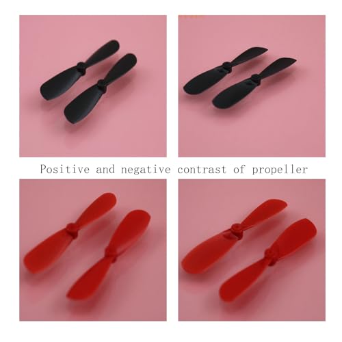 Drone Propeller, 16 Pieces of Propeller Props, 4 Pieces of 716 Hollow Cup Motors and 4 Pieces of Motor Covers, which are Used for Spare Parts of Propeller Hollow Cup Motors of Four-axis Aircraft.