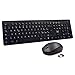 immagine 1Ewent Tastiera e Mouse Wireless, Kit tastiera Mouse Wireless, Tastiera con tasti concavi, Ricevitore 2-in-1 per PC, Notebook, Laptop, Layout Italiano