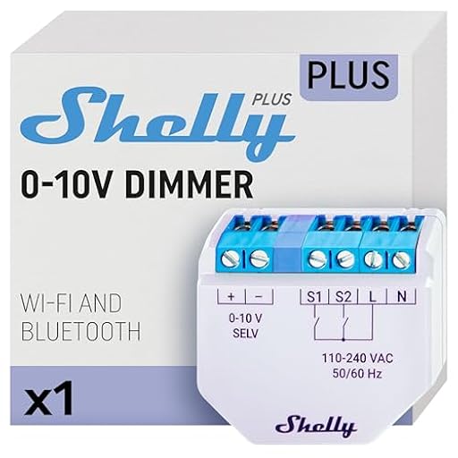 Shelly Plus 0-10V Dimmer - Módulo Regulador de Luz W-Fi & Bluetooth, Atenuador Inalámbrico para regulable LED, No necesita hub, Control remoto Shelly app, Compatible Alexa Google Home | Ya disponible en tu tienda friki favorita! En mundofriki.es! Shelly Plus 0-10V Dimmer - Módulo Regulador de Luz W-Fi & Bluetooth, Atenuador Inalámbrico para regulable LED, No necesita hub, Control remoto Shelly app, Compatible Alexa Google Home | Ya disponible en tu tienda friki favorita! En mundofriki.es!