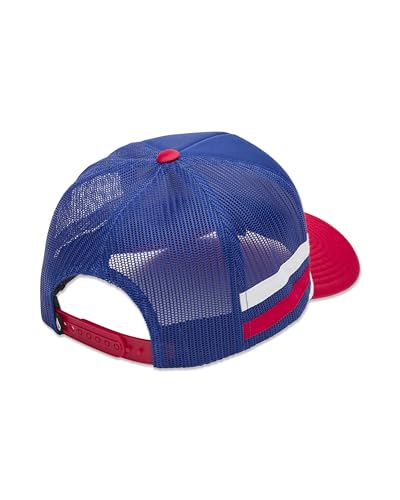 Image of Volcom Men's Snapback Hat - 6-Panel Twill Flat Brim Cap Adjustable Snap Closure