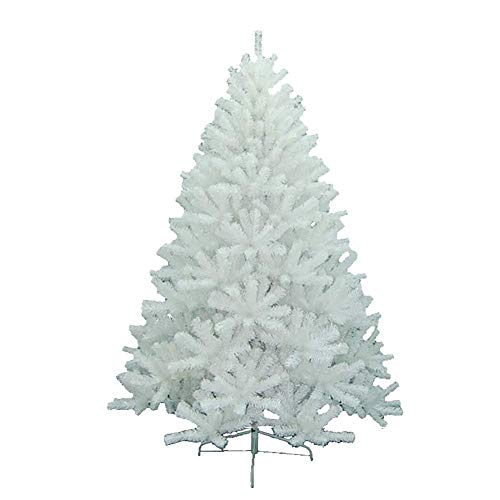 Árbol de Navidad de pino artificial de 240 cm con ramas con bisagras y base firme