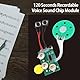 Grußkarten Chip, 120 Sekunden Aufnehmbares DIY Sprach Sound Chip Modul für Begrüßungen, Geschenke