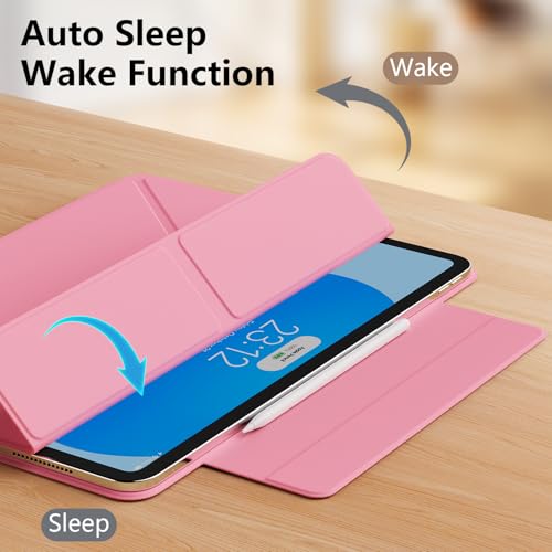 Image of for iPad (A16) 11th Generation Case 11 Inch 2025, iPad 10th Gen Case 10.9 Inch 2022, Convenient Magnetic Attachment, Two-Way Trifold Stand, Slim Tablet Cover Protection, Auto Sleep /Wake