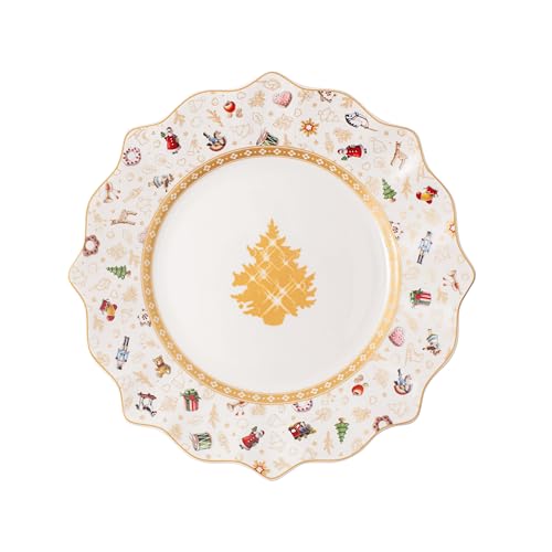 Villeroy & Boch Toys Delight Frühstücksteller, Jubiläumsedition, Premium Porcelain, weiß, 24 cm, bunt, 14-8585-2644