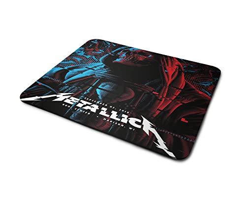 Metallica Gaming Mouse Pad for Gamers |Kohl Center Madison Rock Band Printed Mouse Pad | Anti Skid Technology Mouse Pad for Laptops and Computers