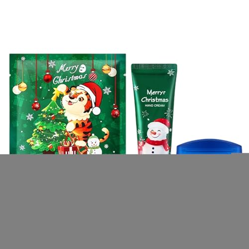 Hidratante Navideña Para El Rostro,3 Unidades De Loción Hidratante Natural De Manos | Kit De Belleza Para Novia Novio Mujer Familia Amigos Mamá Compañeros De Trabajo | para Toda la Familia