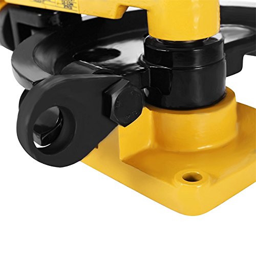 Hihone Manual Pipe Bender 7 In 1 3/8 to 1 Inch 10-25mm O.D.Tubing, 180 Degree Heavy Duty Tube Bender Tubing of Steel Metal Copper