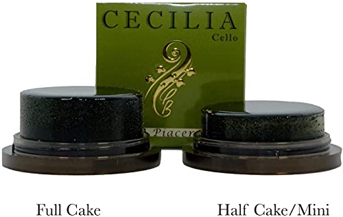 CECILIA ‘A Piacere’ Rosin for Cello, Rosin Specially Formulated Cello Rosin for Cello Bows (MINI (Half Cake))