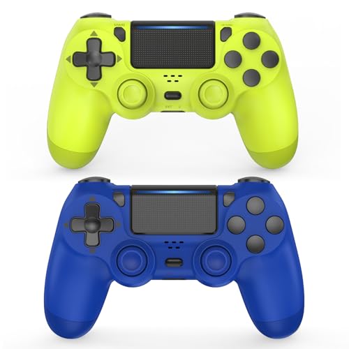 Shinxin Ps4 Controller 2 Pack For Ps4/Slim/Pro/Pc With Dual Vibration/3.5Mm Audio/Type-C Port And 2 Pcs Type-C Cable thumb #1