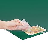 Plus 41-361 Desk Mat, Compatible with Mouse, Single Sided, Non-Transfering, Glossy, Thick, Underlay Included, 62.0 x 27.2 inches (1590 x 690 mm)