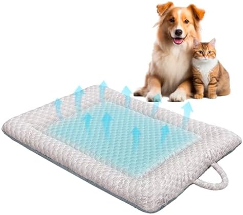 PetPals Summer Cooling Mat for Dogs and Cats with Gel Insert, 23"...