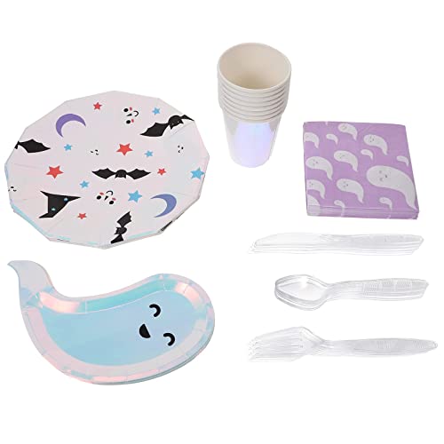 Toyandona 68Pcs Halloween Party Supplies Disposable Dinnerware Set #TOP6