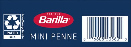 Barilla 447075929419B Mini Penne Pasta, 16 Oz. Box thumb #8