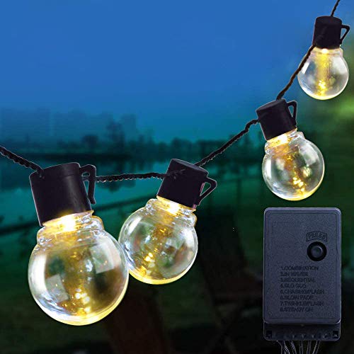 Guirnalda Luces Exterior, HUAFA 10m(32ft) Cadena de Luz, guirnaldas luminosas de exterior...
