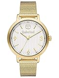 Wasserdicht bis 5 Bar Timberland Damen Analog Quarz Uhr mit Edelstahl Armband TBL15643MYG.01MM