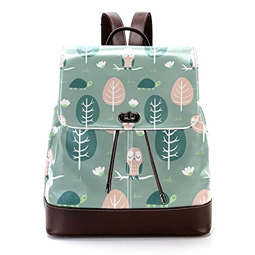 Galaxy Cheval Constellation PU Cuir Sac à dos pour Adulte, Mode Unisexe College Étudiants Cartable Cartable, Multicolore 12., 27x12.3x32cm