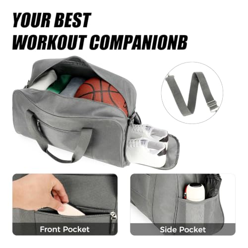 Image of Searock 45L Gym Bag for Men & Women with Shoe Compartment