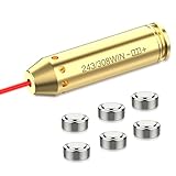 EZAIMING .243/308 Red Laser Bore Sight with Extra Batteries for Scope Sighting and Zeroing Optics
