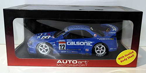 ミニカー Calsonic Nissan Skyline GT-R 1/18 Amazon.com: Motor city classics 1:18 Nissan Gt-R (R34