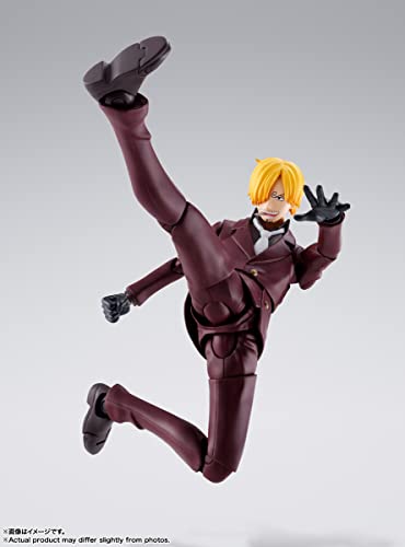 BANDAI ONE PIECE - Sanji Onigashima - Figurine S.H. Figuarts 15cm, Black, White - Image 4