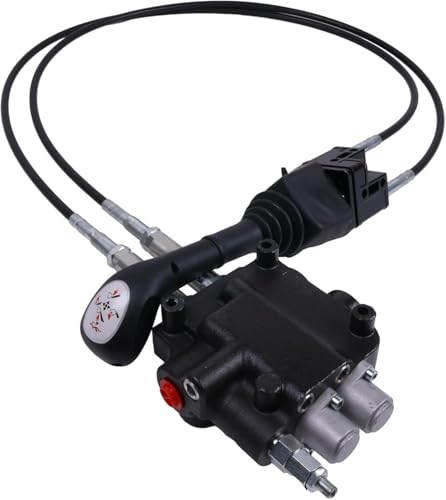 Câbles de joystick et 2 valves de bobine 80 l/m pour kit vanne de commande