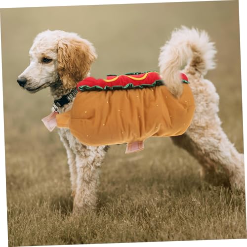 Disfraz Divertido de Perro Hot Dog para Mascotas M miniatura 5