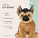 Bearington Lil' Chief The German Shepherd Stuffed Animal Dog - 6.5