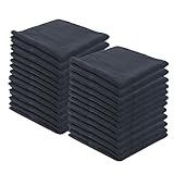 SPEED MASTER Premium Pearl Towel | Designed for Removing Ceramic Coatings & Sealants | 16in x 16in | Carbon Color | 24 Pack | DSM-Carbonpearl-24