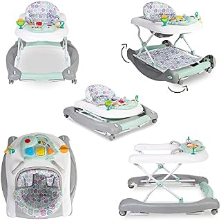 Red Kite Baby Go Round Twist & Walk 3 in 1 Walker, Rocker and Push Along, Aqua