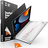 SMARTDEVIL 2 Pack Screen Protector for iPad 9th/8th/7th Generation (2021/2020/2019, 10.2 Inch) with Easy-Install Tray[Military Grade Shatterproof]9H+ Hardness Tempered Glass, HD Clarity, Dust & Bubble Free