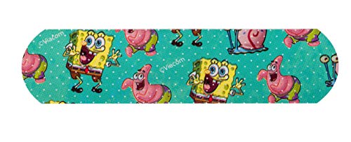 Adhesive Bandages For Kids - (Spongebob First Aid Supplies) (Sterile Stat-Strip 100 Count Box) #TOP3