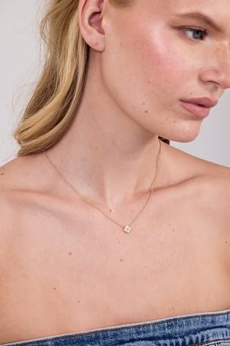 Camilla Clover Necklace - 14kt Gold Plated Necklace for Women, Elegant Dainty Layering Necklace, Wear Alone or Stacked2