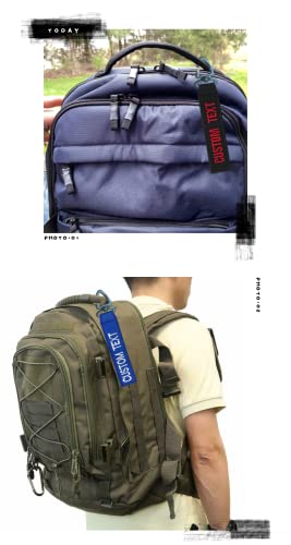 Mvcen Personalized Keychain, Custom Name Number Key Tag 1Pc Embroidery Double-Sided Keychain Customizable Key Chain Keyring Accessories For Outdoor Backpack, Luggage, Car, Gift #TOP5