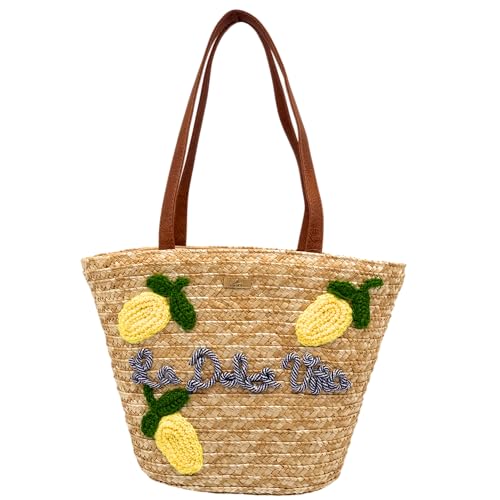 Sac en paille DIVINA pour vos sorties plage et marchés d'été