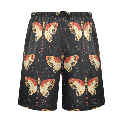 vvfelixl Men's Pajama Shorts Australian Shepherd Sleep Shorts for Men Pajama Bottom Pants with Drawstring & Pockets S2