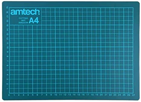 A4 Cutting Mat Craft Paper Cutting Scalpel Mat Cutting Printed Grid Surface Protector - citystores (A4)