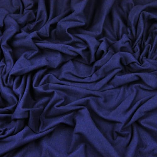 Textrend Tissu jersey 100% coton, Tissu au mètre, Couleur unie, Tissu en extensible pour...