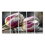 Décoration murale expressive pour votre maison - Ce lot de 5 tableaux muraux XXL attire tous les regards. Elle embellit le salon, la chambre, la cuisine, le couloir, la chambre d'enfant, le bureau ou la salle d'étude et crée une atmosphère élégante et chaleureuse.