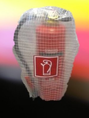 Preisvergleich Produktbild Gitternetzhaube - Schutzhaube für 6 kg Feuerlöscher