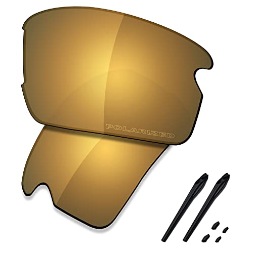 Kit lentilles Oakley Flak 2.0 AF OO9271 et caoutchouc rechange verres polarisés bronze