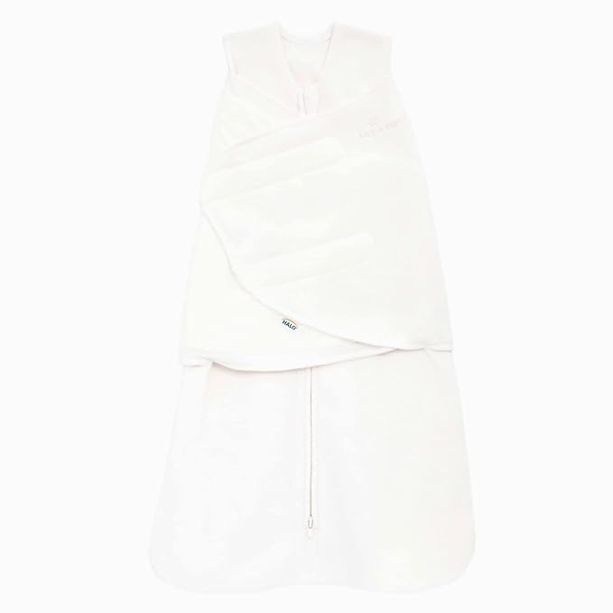 HALO SleepSack MicroFleece Swaddle, Cream, Small Amazon.in Baby