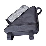 Gran capacidad: Esta bolsa de almacenamiento para bicicletas permite guardar la mayoría de las herramientas pequeñas de ciclismo, luces, guantes, linternas, tarjetas, cable USB, herramientas de reparación, etc