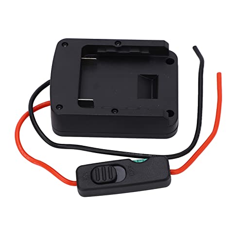Adaptador de Batería para la Serie Bat de Litio de 18 V de, Conector de Alimentación de Base, Fusible de 30 A. Convertidor ABS Compacto con Amplia Compatibilidad, Seguro y