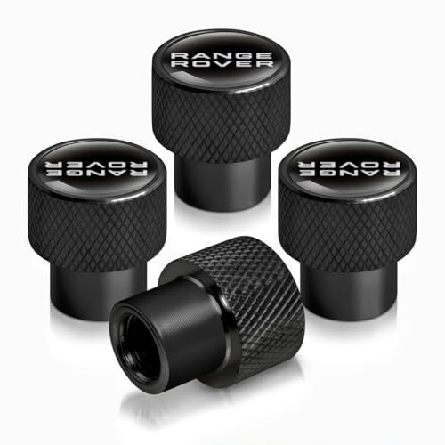 Car tire Valve stem Covers Compatible with Range Rover Large car Logo tire Valve caps Metal Material car Exterior Accessories