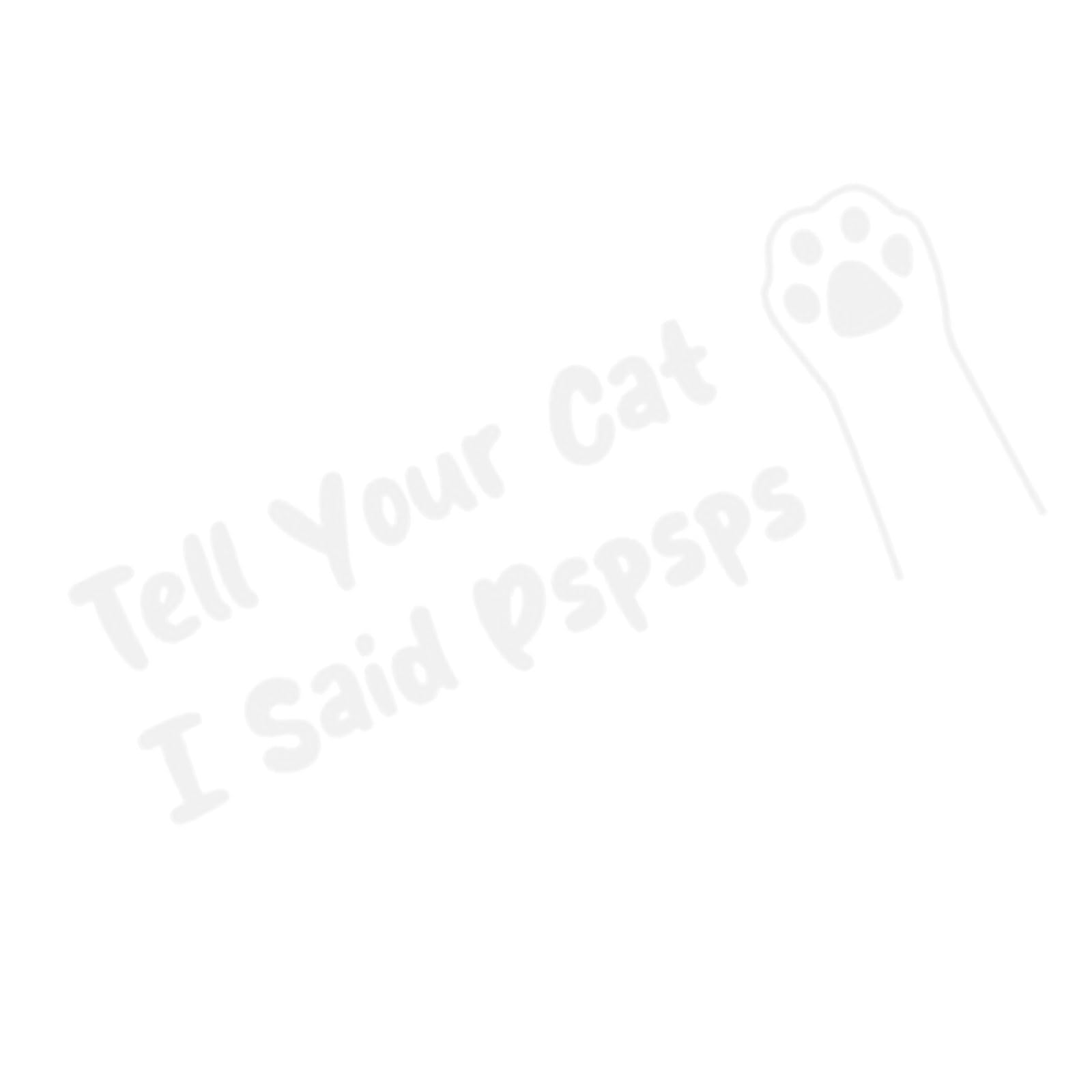 Adhesive Cats Paws Decal, Removable Smooth Surfaces Indoor Outdoor Bike Decal