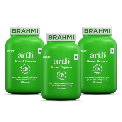 Arth Brahmi Capsules for Memory, Focus, Concentration & Brain Fog Support - 60 Capsules for Men & Women | Bacopa Monnieri Supplement | Enhanced Absorption for Mental Clarity, Alertness & Positive Mood product image 9