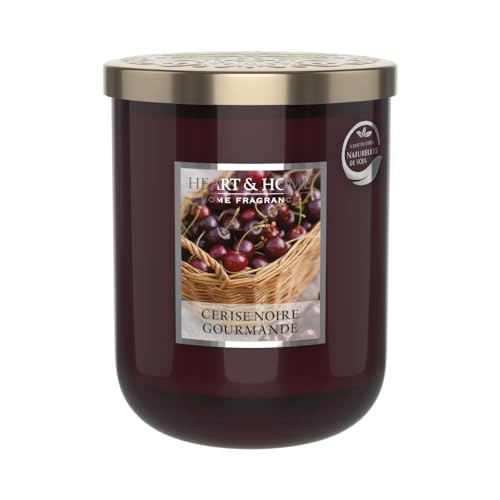 Bougie cerise noire pour une ambiance cocooning et chaleureuse à la maison